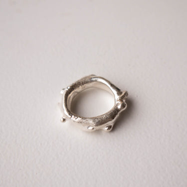Silver Ring No.6 by Zeina Nahas