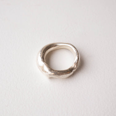 Silver Ring No.7 by Zeina Nahas - Mararamiro