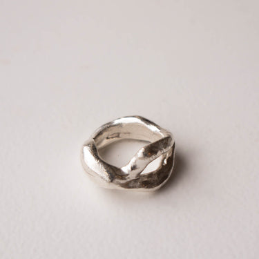 Silver Ring No.9 by Zeina Nahas - Mararamiro