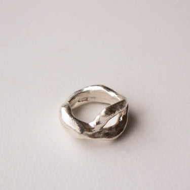 Silver Ring No.9 by Zeina Nahas