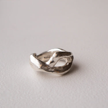 Silver Ring No.9 by Zeina Nahas
