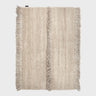 Nurja, Hand Knotted Rug - White + White - Mararamiro