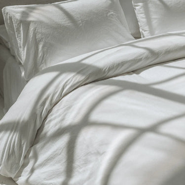 The Crisp Duvet Cover - Chalk