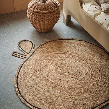 Apple Braided Jute Rug - Natural