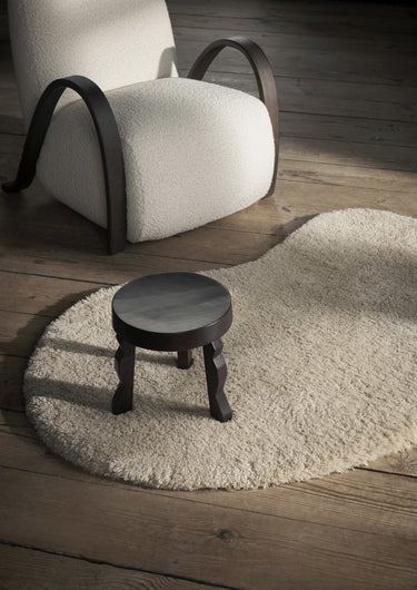 Faye Stool - Dark Stained