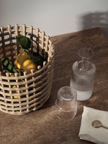 Ceramic Basket - Cashmere