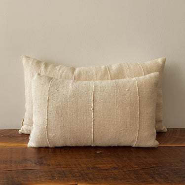 17" x 10" African Mud Cloth Lumbar Pillow - Mararamiro