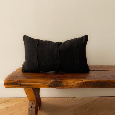 17" x 10" African Mud Cloth Lumbar Pillow - Mararamiro
