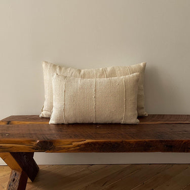 22" x 12" African Mud Cloth Lumbar Pillow - Mararamiro