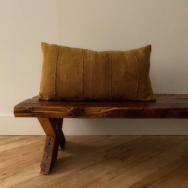 22" x 12" African Mud Cloth Lumbar Pillow - Mararamiro