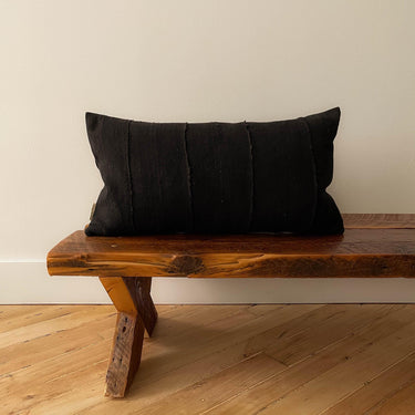 22" x 12" African Mud Cloth Lumbar Pillow - Mararamiro