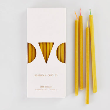 Beeswax Birthday Candles - Mararamiro