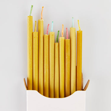 Beeswax Birthday Candles - Mararamiro