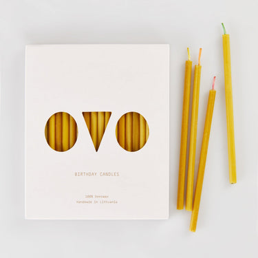 Beeswax Birthday Candles - Mararamiro