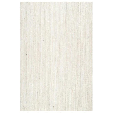 Braided White Hemp Rug - Mararamiro