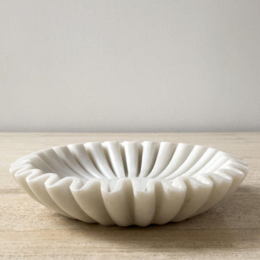 Fluted Marble Bowl - Mararamiro