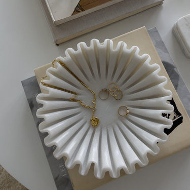 Fluted Marble Bowl - Mararamiro