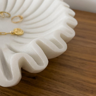 Fluted Marble Bowl - Mararamiro