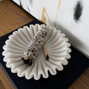 Fluted Marble Bowl - Mararamiro