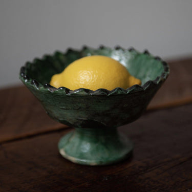 Green Moroccan Tamegroute Bowl No1 (16cm) - Mararamiro