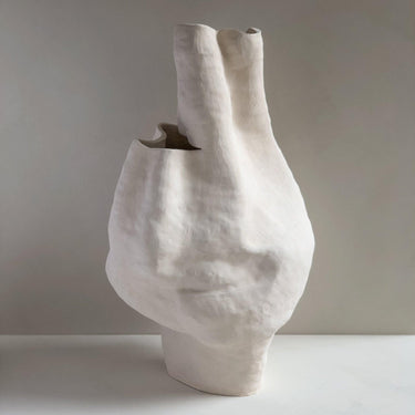 Large Unglazed Sculptural Vessel by Angela Cho - Mararamiro