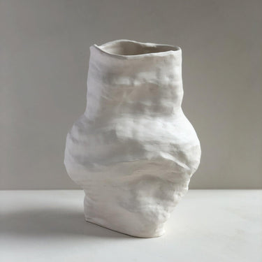 Medium Unglazed Sculptural Vessel 1 by Angela Cho - Mararamiro