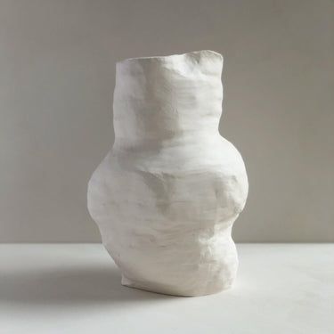 Medium Unglazed Sculptural Vessel 1 by Angela Cho - Mararamiro