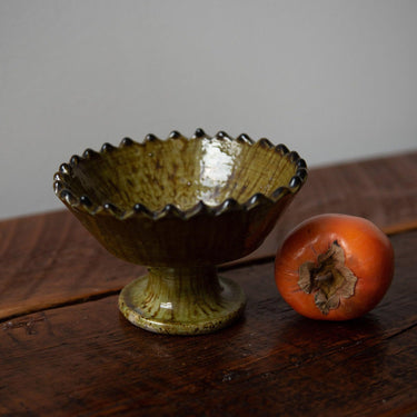 Ochre Moroccan Tamegroute Bowl No4 (16cm) - Mararamiro