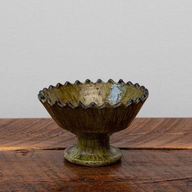 Ochre Moroccan Tamegroute Bowl No4 (16cm) - Mararamiro