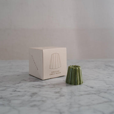 Porcelain Canelé Candle Holder - Mararamiro