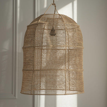 Raffia Pendant Lampshade - Mararamiro