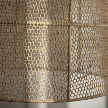 Raffia Pendant Lampshade - Mararamiro