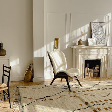 Sadie Moroccan Beni Mrirt Rug - 9.5ft x 12ft - Mararamiro