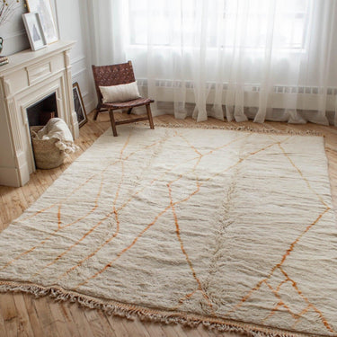 Tawny Moroccan Beni Mrirt Rug - 9ft x 12ft - Mararamiro