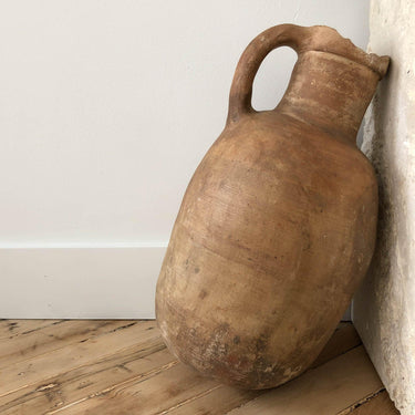 Vintage Clay Vessel With Handle No.1 - Mararamiro