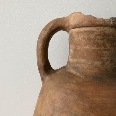 Vintage Clay Vessel With Handle No.1 - Mararamiro