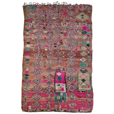 Vintage Moroccan Boujad Rug - 6ft x 12ft - Mararamiro
